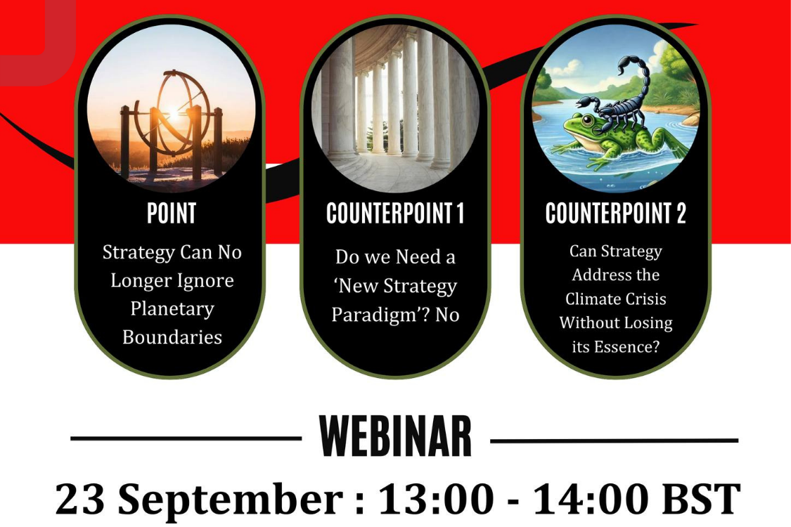 JMS Dialogues: Strategy and Climate Change – A Point-Counterpoint ...